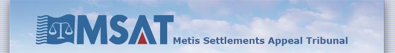 MSAT - Metis Settlement Appeal Tribunal